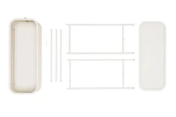 Adoreganizer Multifunktionaler Beistelltisch, beige, 65.5x29x76.5 cm