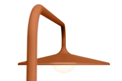 Archigrande Outdoor-stehleuchte, rot, 180x84x233 cm
