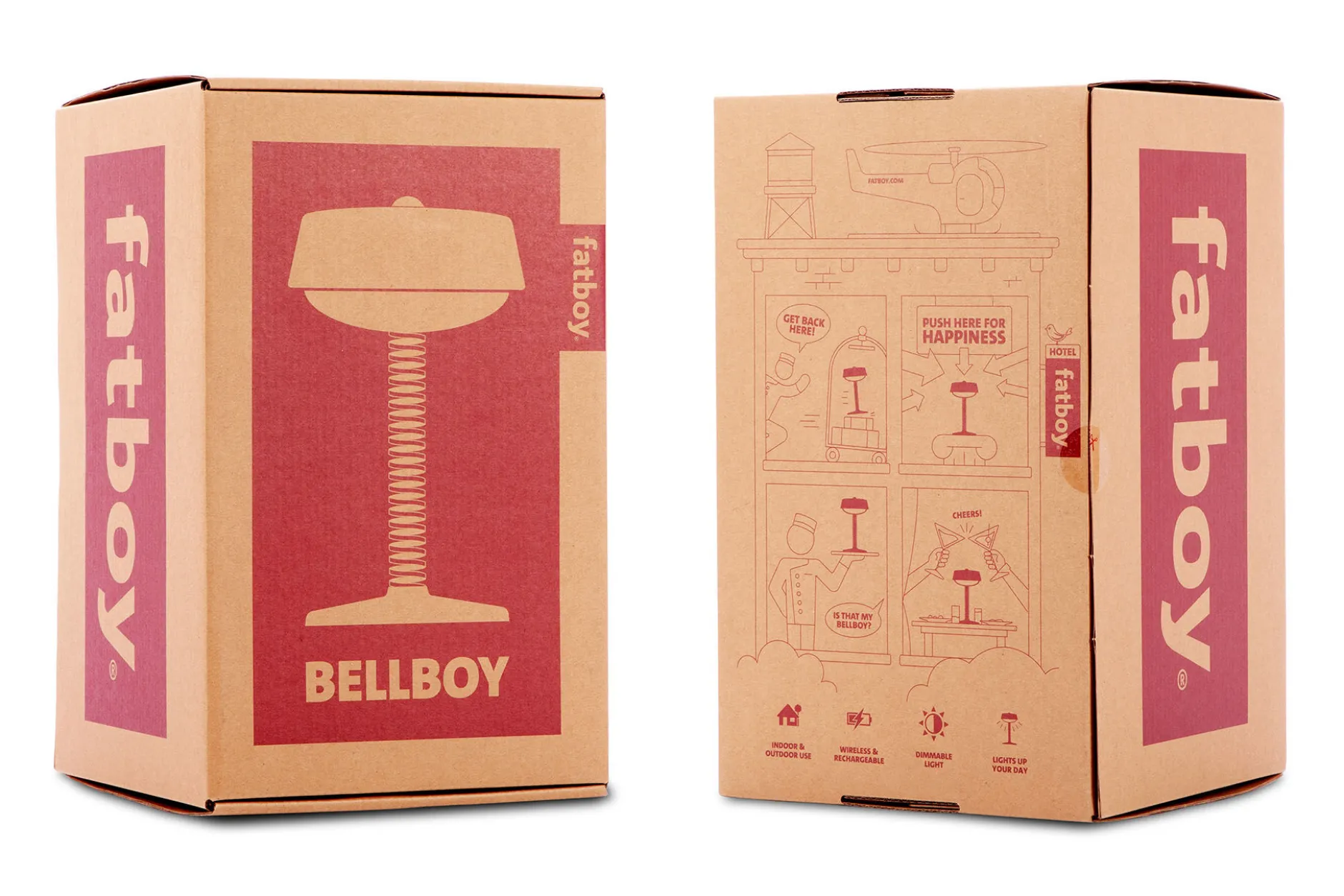Bellboy Kabellose Tischlampe, grün, 18x18x30 cm