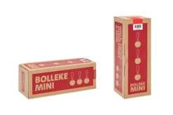 Bolleke Mini set (3 pcs) Kleine wiederaufladbare Lampen, rot, 12x12 cm