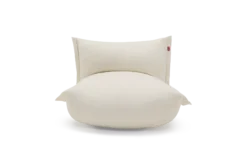 BonBaron Slim Boucle Loungesessel, beige, 102x85x75 cm