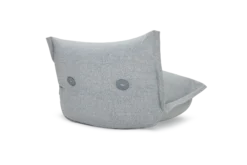 BonBaron Slim Boucle Loungesessel, grau, 102x85x75 cm