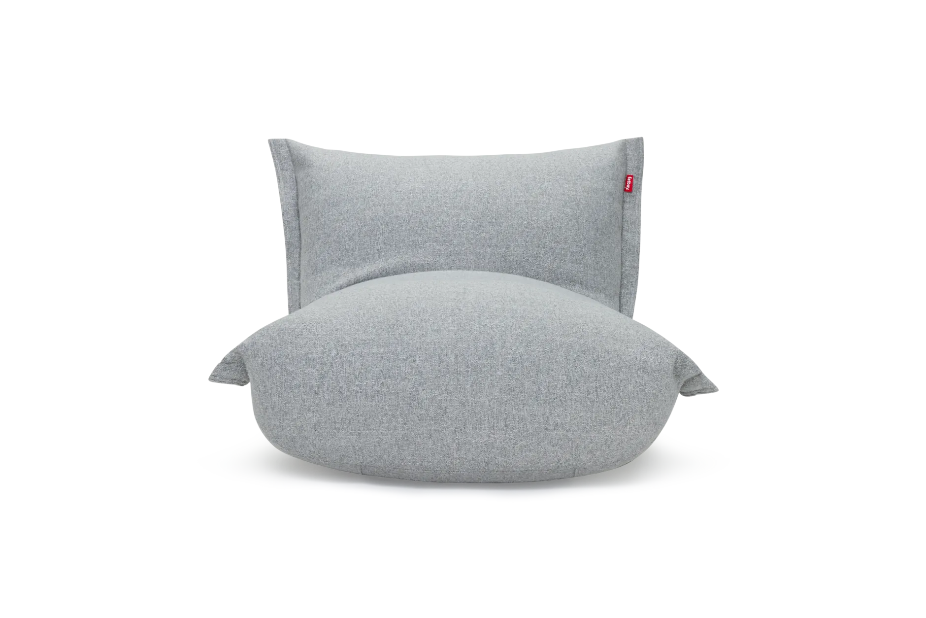 BonBaron Slim Boucle Loungesessel, grau, 102x85x75 cm