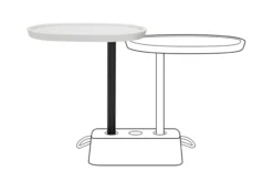 Brick's Buddy Weiterer Tisch für Brick Table, 56x39x69.05 cm