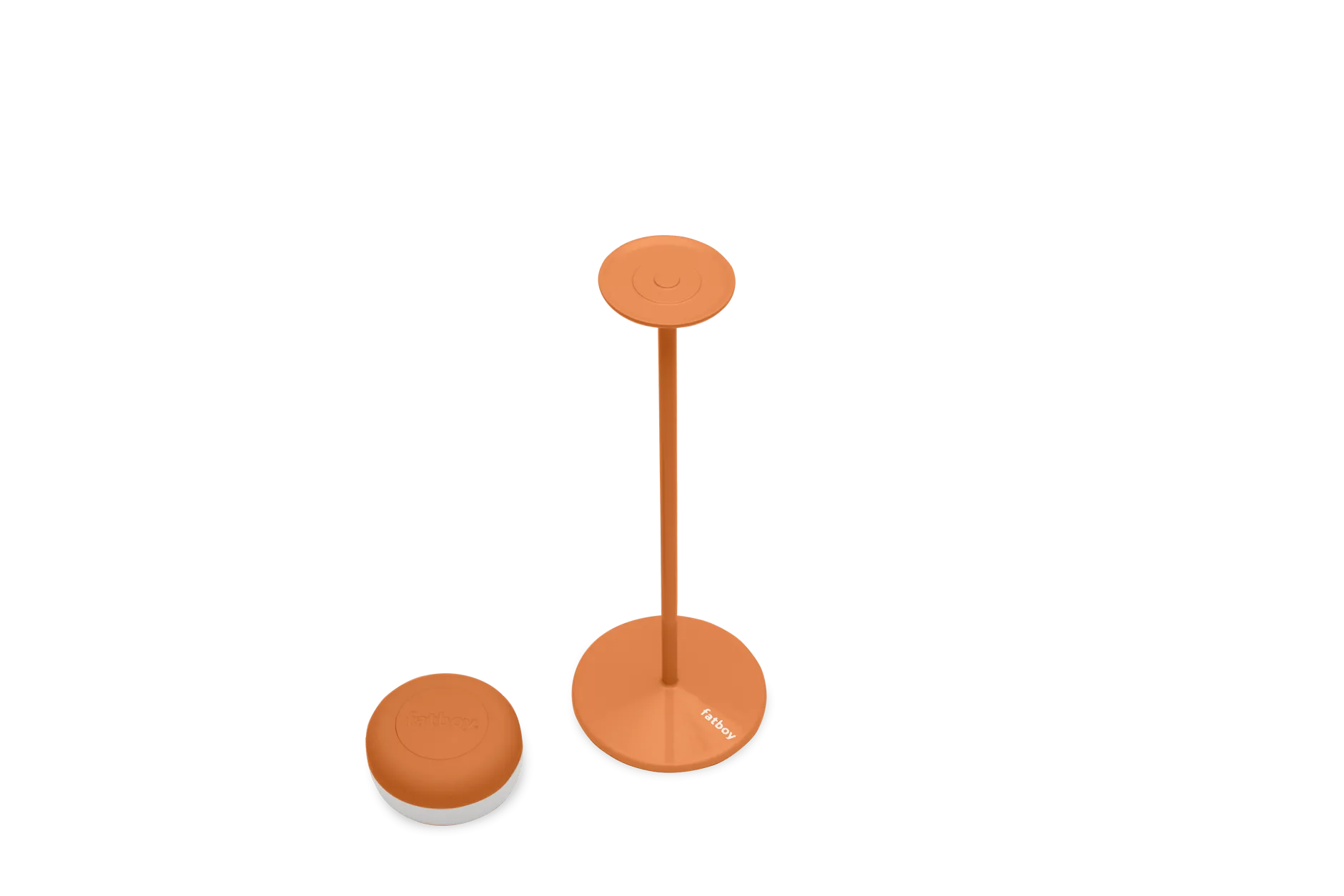 Cheerio Kabellose Tischlampe, orange, 8x8x25.8 cm