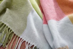 Colour Blend Blanket Wolldecke, gelb, 130x185 cm