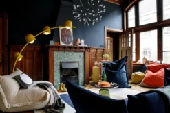 Colour Blend Blanket Wolldecke, blau, 130x185 cm