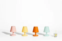 Edison The Ambiance Wiederaufladbare Lampe, rosa, 16.5x16.5x25.3 cm