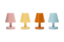 Edison The Ambiance Wiederaufladbare Lampe, blau, 16.5x16.5x25.3 cm
