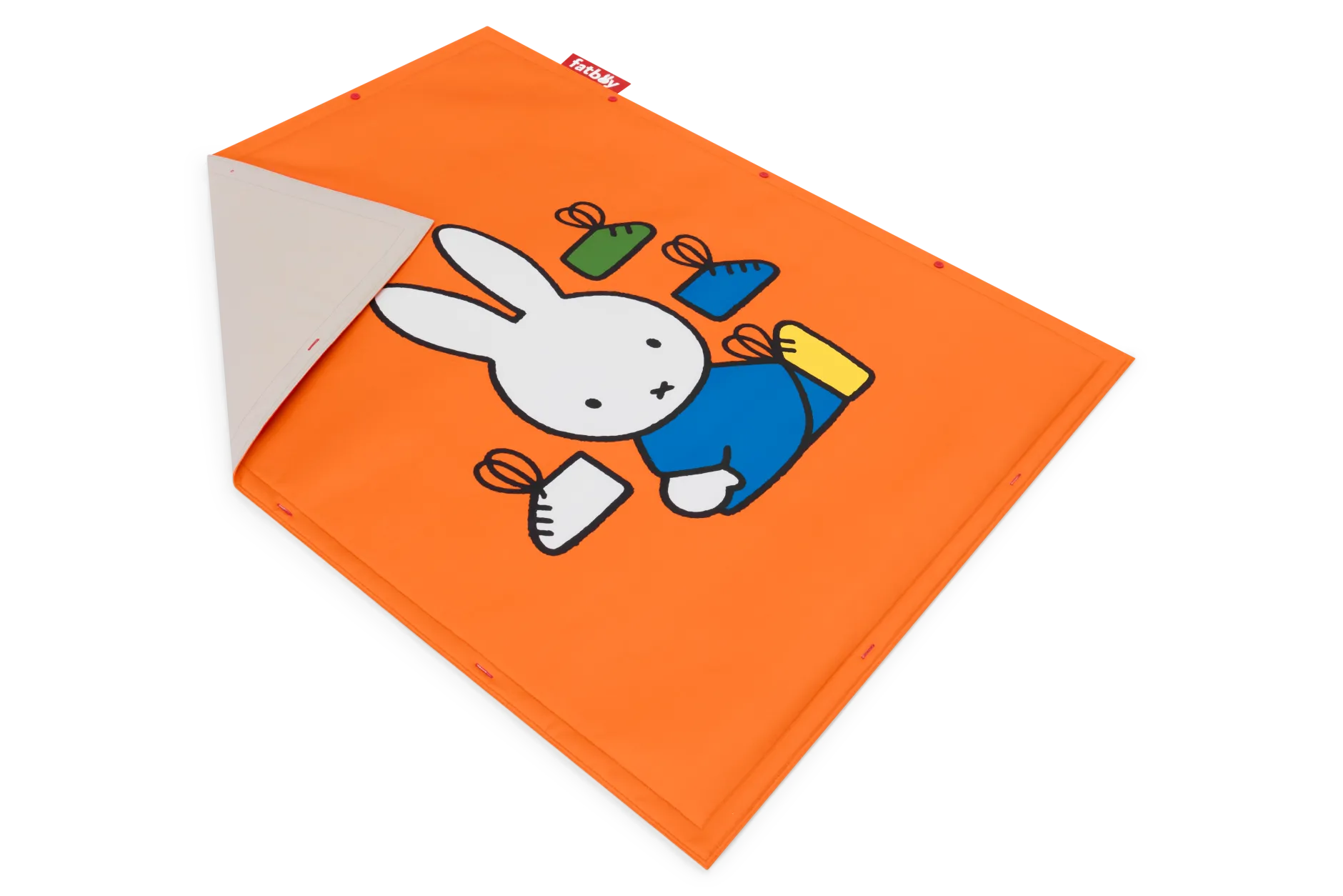 Flying Carpet x Miffy Miffy Spielteppich, orange, 180x140 cm