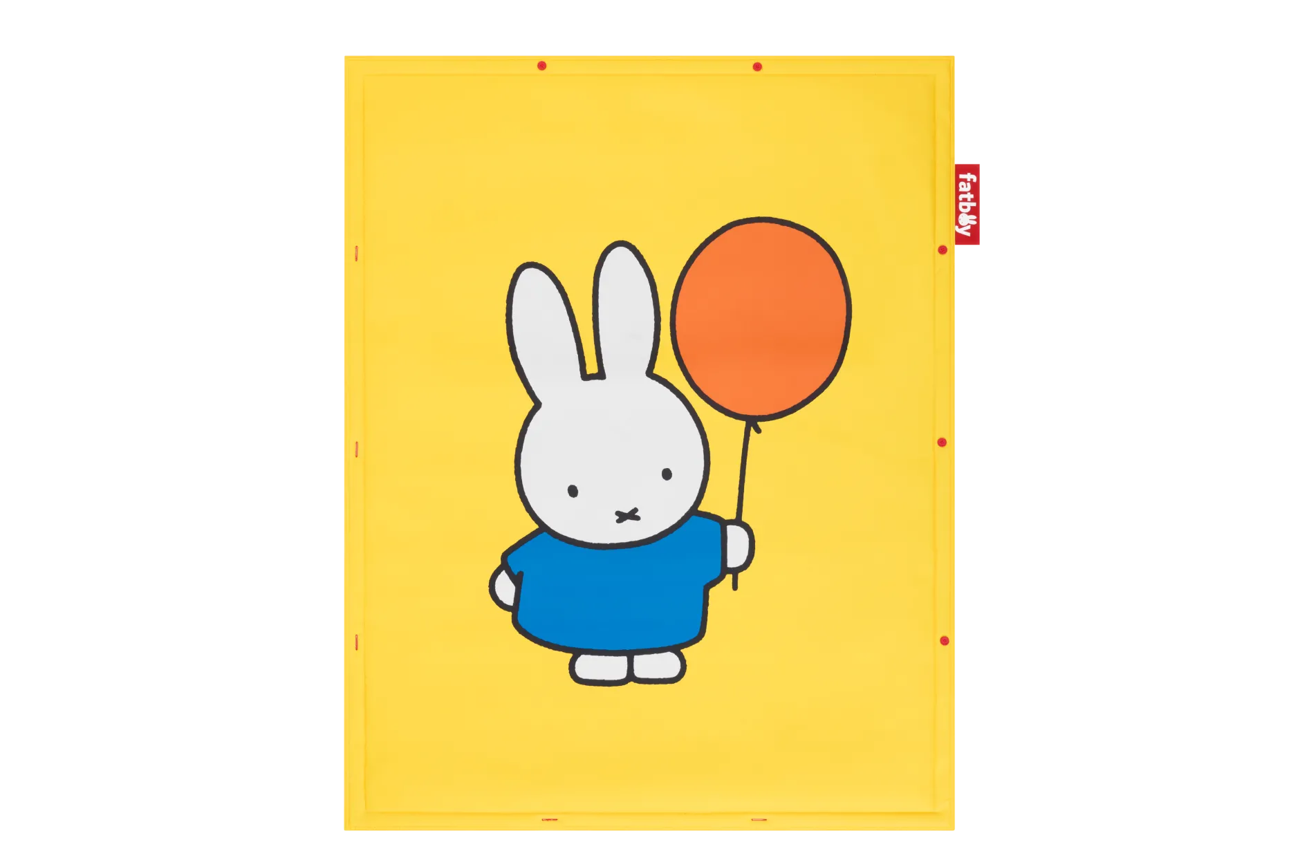 Flying Carpet x Miffy Miffy Spielteppich, gelb, 180x140 cm