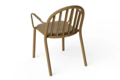 Fred's Armchair Gartenstuhl mit Armlehne, braun, 60x59.5x80.5 cm