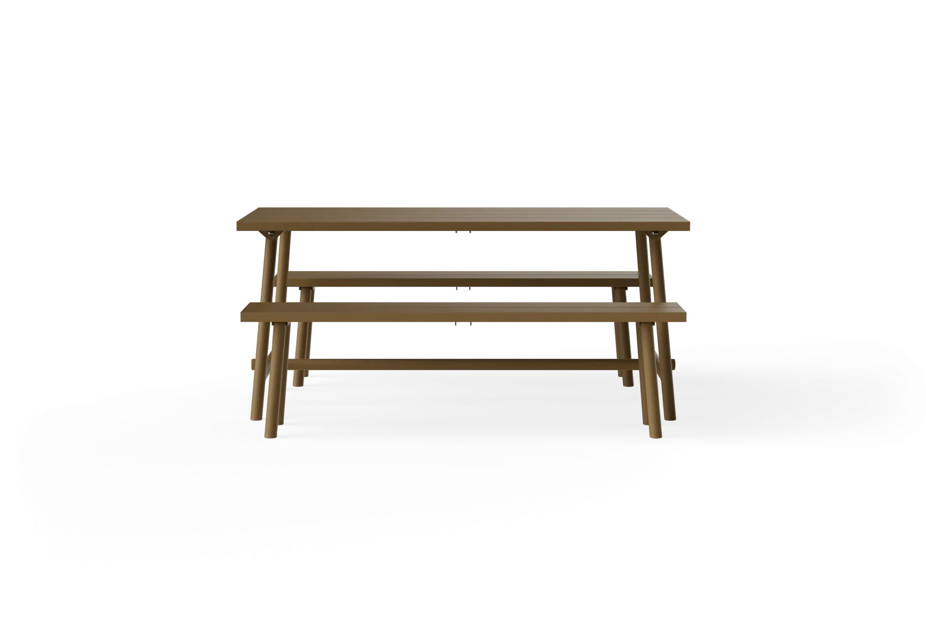 Fred's Bench Gartenbank, braun, 160x40x46.5 cm