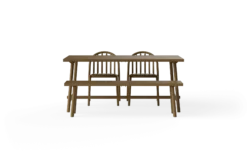 Fred's Bench Gartenbank, braun, 160x40x46.5 cm