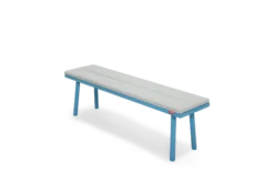 Fred's Bench Pillow Outdoor-kissen, grau, 160x40x3.5 cm