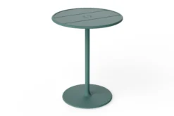 Fred's Bistreau Kleiner runder Gartentisch, grün, 60x60x76 cm