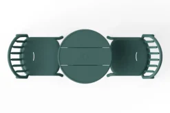 Fred's Bistreau Kleiner runder Gartentisch, grün, 60x60x76 cm