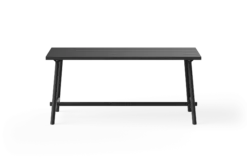 Fred's Medium Table Gartentisch, schwarz, 170x90x76 cm