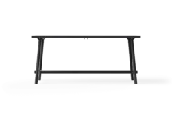 Fred's Medium Table Gartentisch, schwarz, 170x90x76 cm