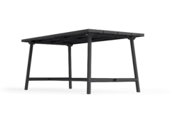 Fred's Medium Table Gartentisch, schwarz, 170x90x76 cm