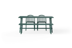Fred's Medium Table Gartentisch, grün, 170x90x76 cm