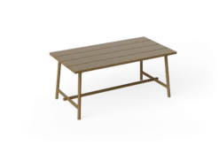 Fred's Medium Table Gartentisch, braun, 170x90x76 cm