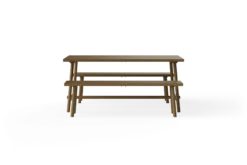 Fred's Medium Table Gartentisch, braun, 170x90x76 cm