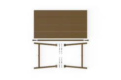 Fred's Medium Table Gartentisch, braun, 170x90x76 cm