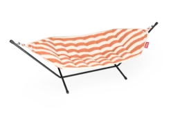 Headdemock Superb Stripe Orange Creme Hängematte mit Gestell, 270x138x110 cm