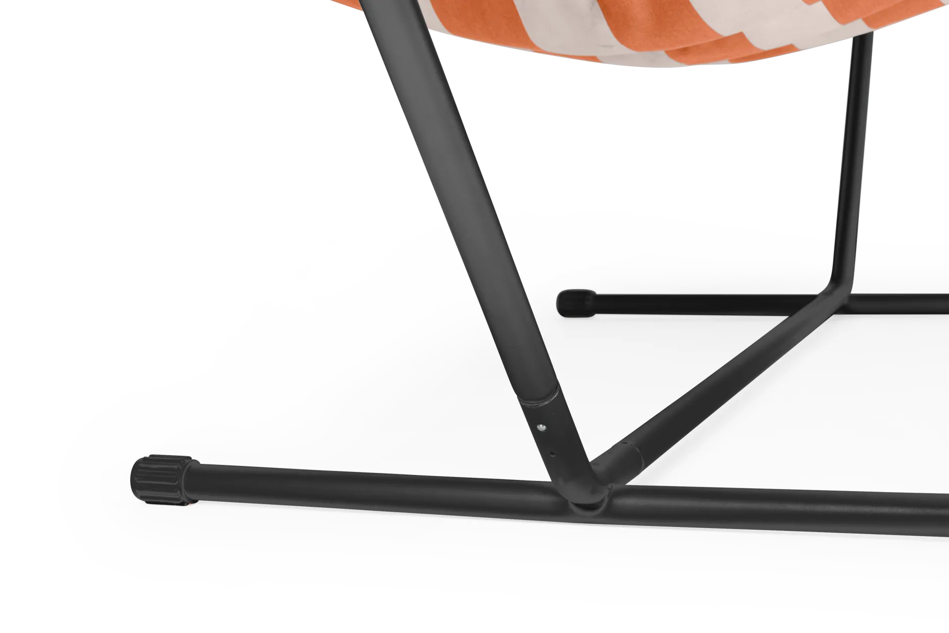 Headdemock Superb Stripe Orange Creme Hängematte mit Gestell, 270x138x110 cm