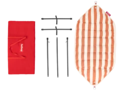 Headdemock Superb Stripe Orange Creme Hängematte mit Gestell, 270x138x110 cm