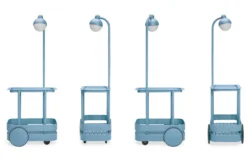 Jolly Trolley Mobile Bartisch, blau, 78x55x200 cm