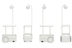 Jolly Trolley Mobile Bartisch, weiß, 78x55x200 cm