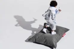 Junior Canvas Kindersitzsack, grau, 100x130 cm