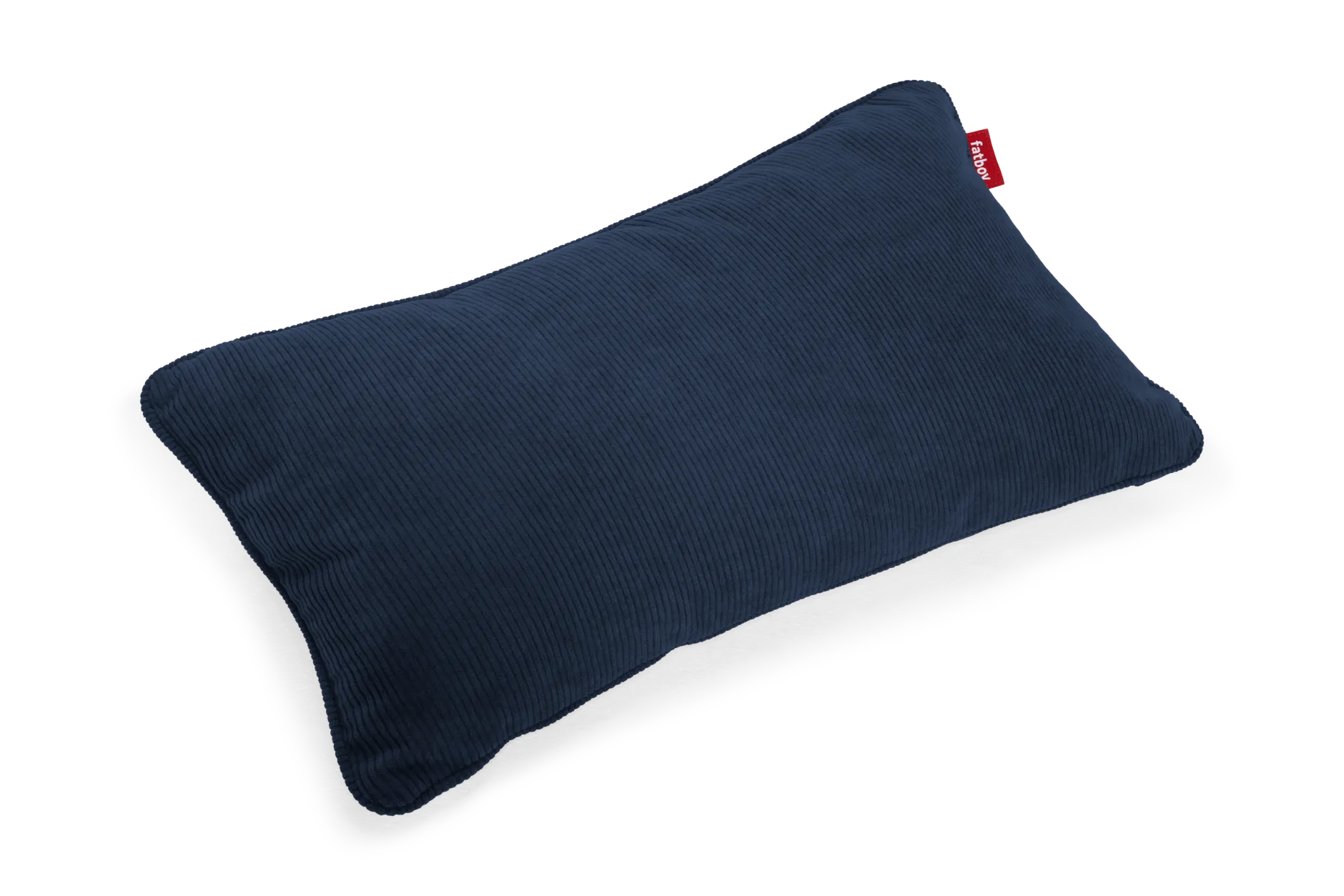 King Pillow Cord Dekokissen, blau, 66x40 cm