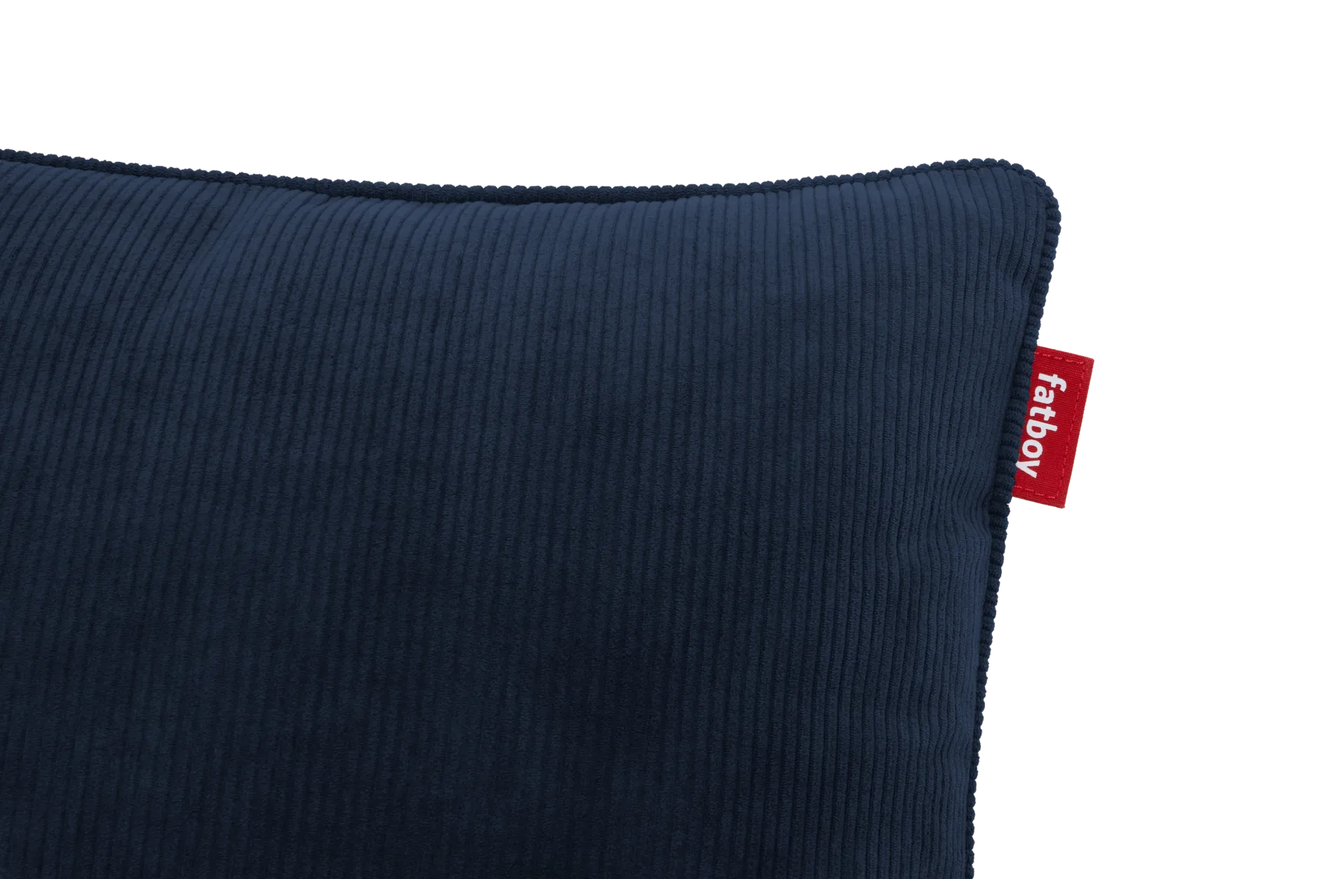 King Pillow Cord Dekokissen, blau, 66x40 cm