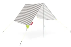 Miasun Tragbares Strandzelt, grau, 330x190x140 cm