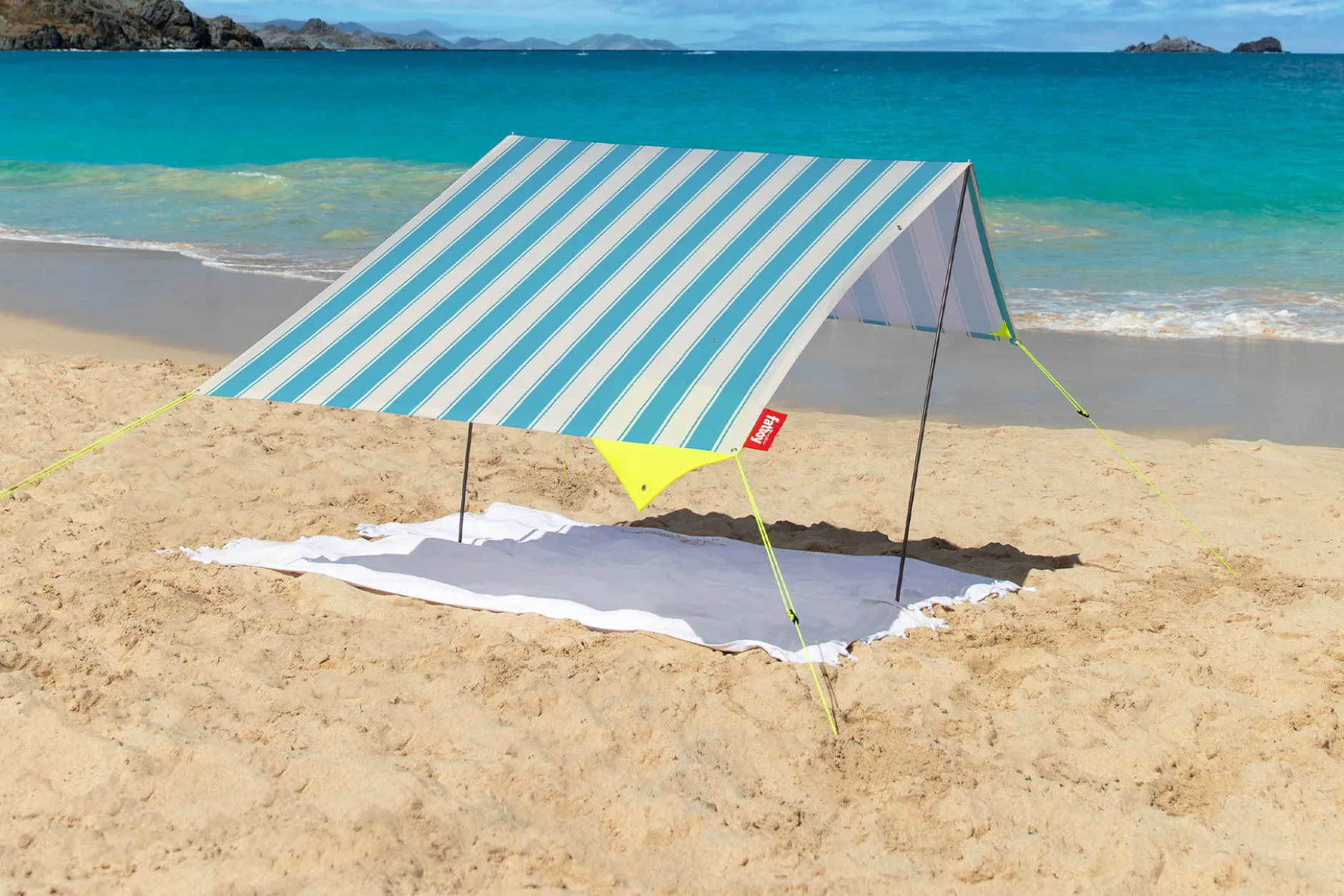 Miasun Tragbares Strandzelt, vielfarbig, 330x190x140 cm