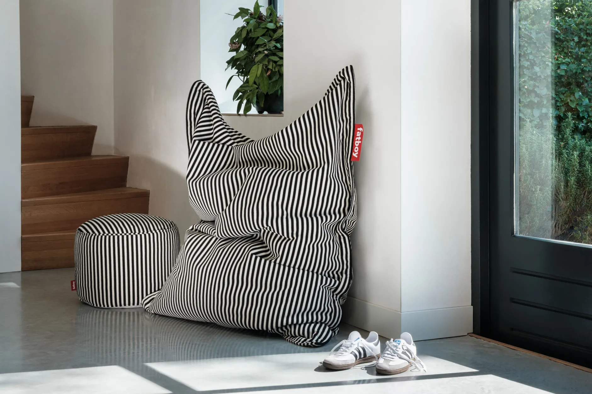 Original Slim Terry Frottee-Sitzsack, beige, 120x155 cm