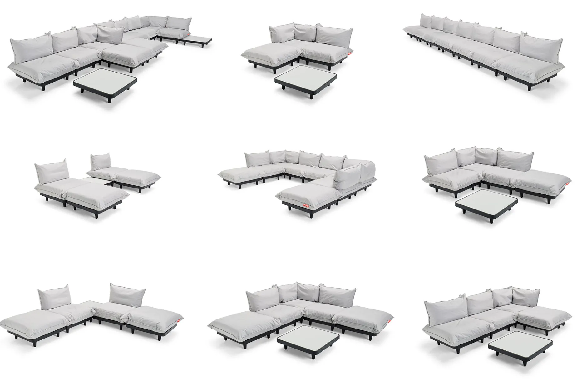 Paletti Lounge Chair Royal Modularer Outdoor-Loungesessel, 100x100x90 cm