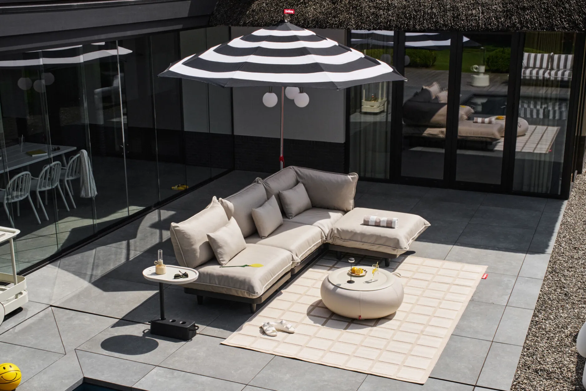 Paletti Lounge Chair Royal Modularer Outdoor-Loungesessel, 100x100x90 cm