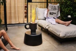 Paletti Lounge Sofa Modulares Outdoor-Loungesofa, 190x100x90 cm