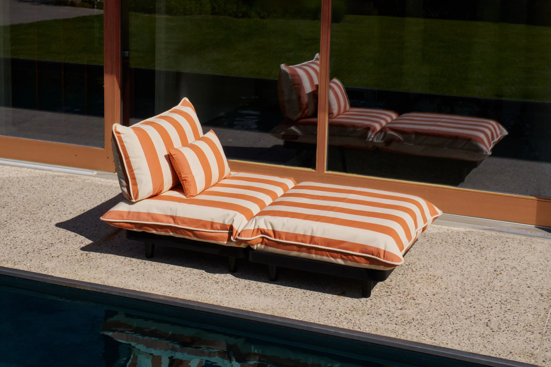 Paletti Seat Modularer Lounge-Sessel, beige, 100x100x90 cm