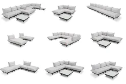 Paletti Seat Modularer Lounge-Sessel, beige, 100x100x90 cm