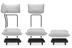 Paletti Set Medium Modulares Outdoor-Loungeset, 190x190x90 cm