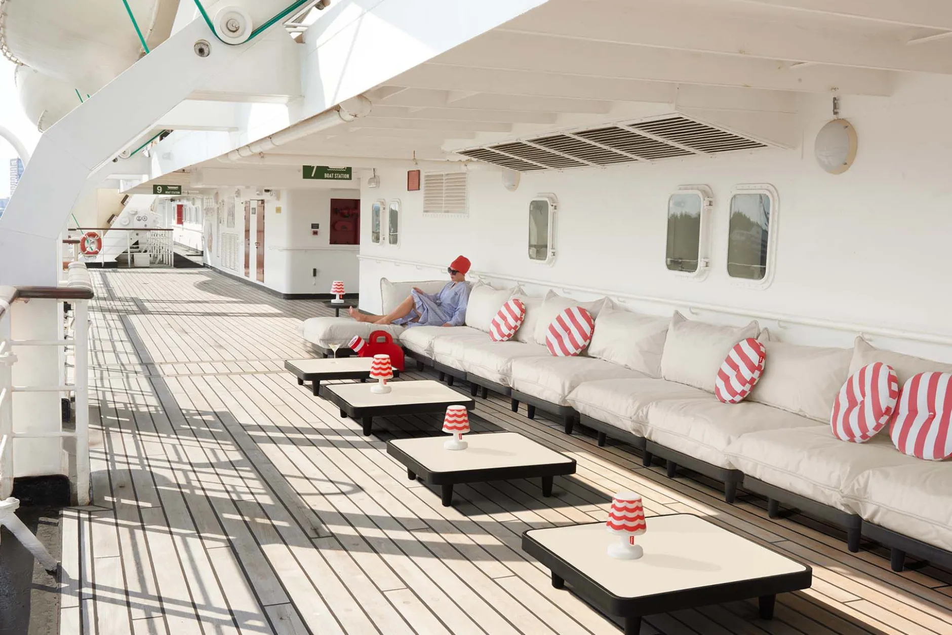 Paletti Set Medium Modulares Outdoor-Loungeset, 190x190x90 cm