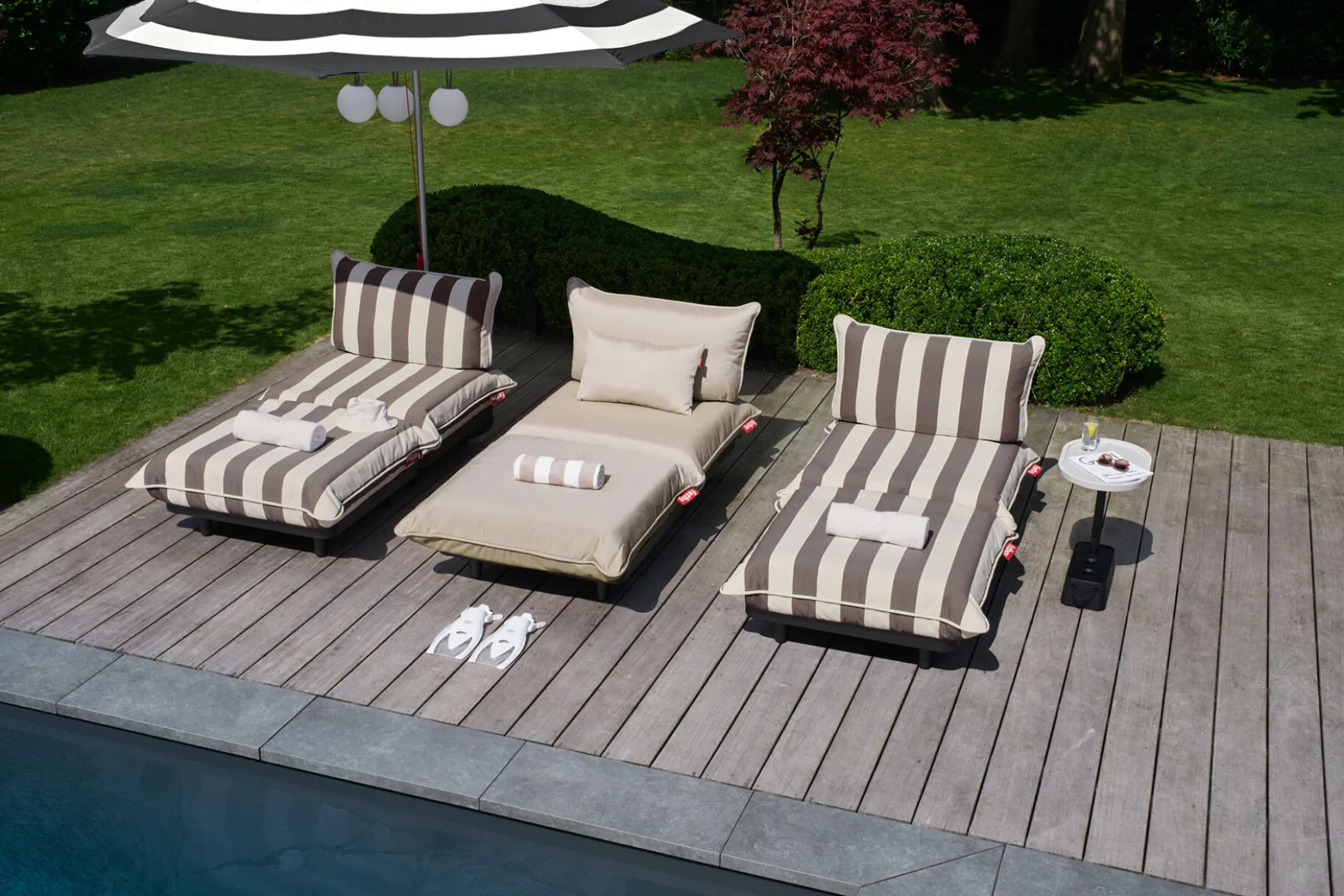 Paletti Set Medium Royal Modulares Outdoor-Loungeset, 190x190x90 cm