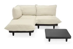 Paletti Set Medium + Table Modulares Outdoor-Loungeset, 190x190x90 cm