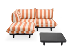 Paletti Set Medium + Table Modulares Outdoor-Loungeset, 190x190x90 cm