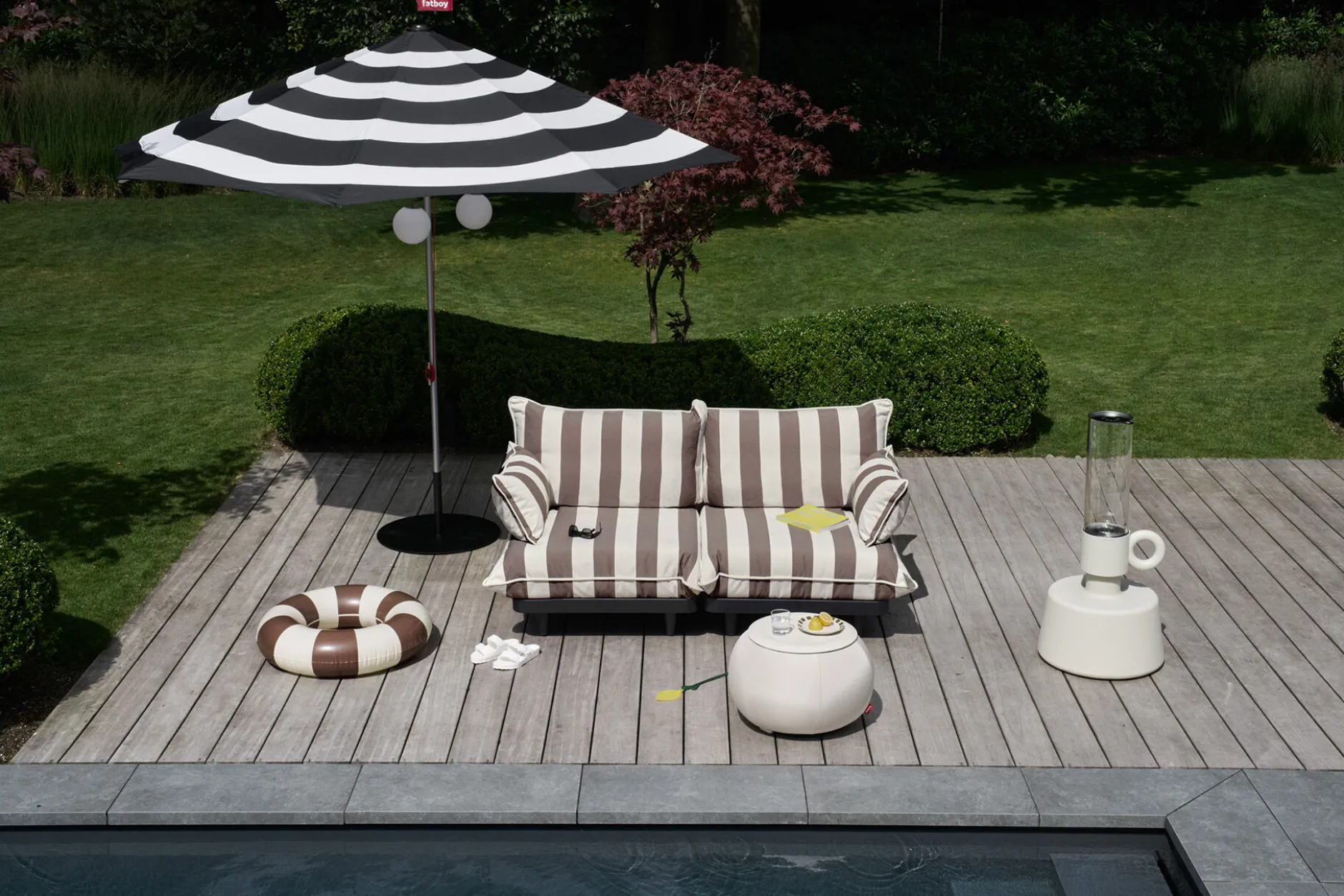 Paletti Set Small Modulares Outdoor-Loungeset, 190x100x90 cm